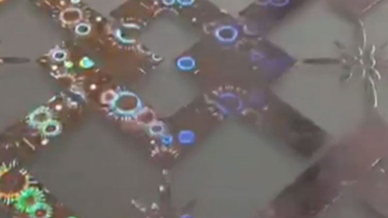 Titanium Coated Art Glass