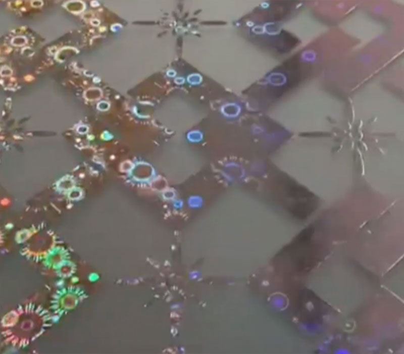 Titanium Coated Art Glass