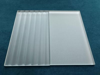 Deep Acid Etched Glass