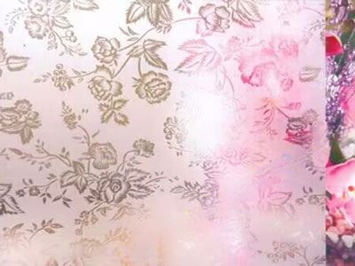 Acid Etched Patterned Glass