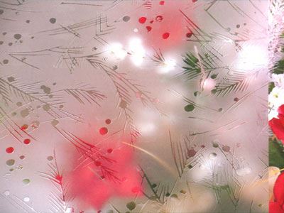 Acid Etched Patterned Glass