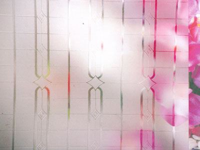 Acid Etched Patterned Glass