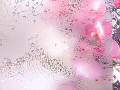 Acid Etched Patterned Glass