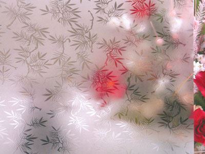 Acid Etched Patterned Glass