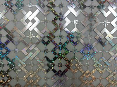Titanium Coated Art Glass