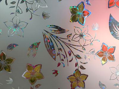 Titanium Coated Art Glass
