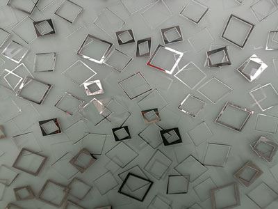 Titanium Coated Art Glass