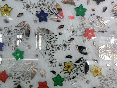 Titanium Coated Art Glass