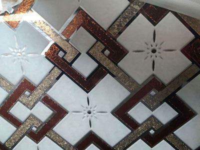 Titanium Coated Art Glass