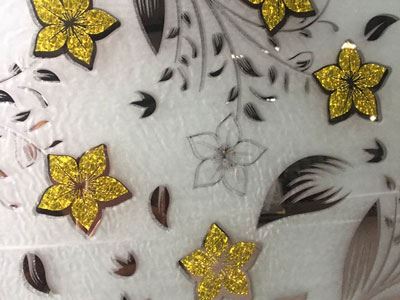 Titanium Coated Art Glass