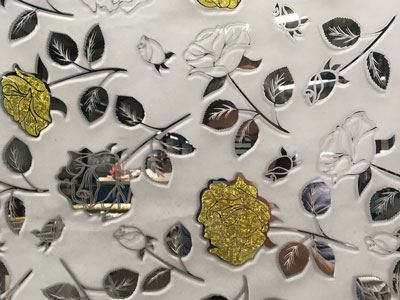 Titanium Coated Art Glass