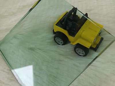 French Green Automotive Glass